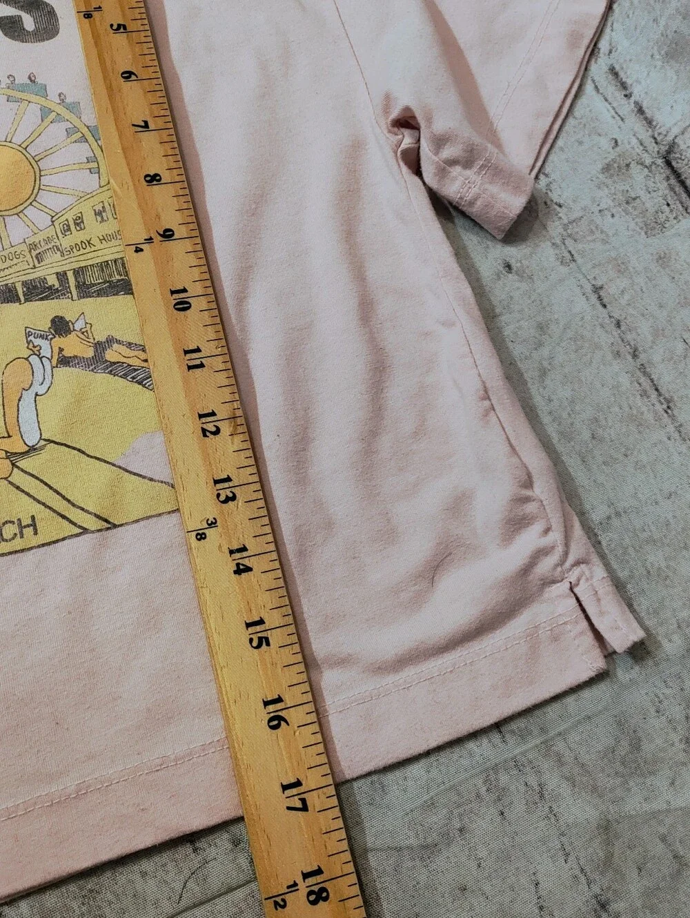 Ramones Teen Size 12 Gap Rockaway Pink Tee Shirt